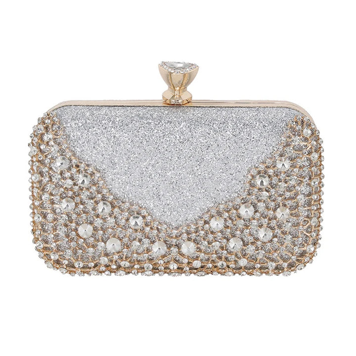 Diamond Formal Evening Clutch - Divawearfashion