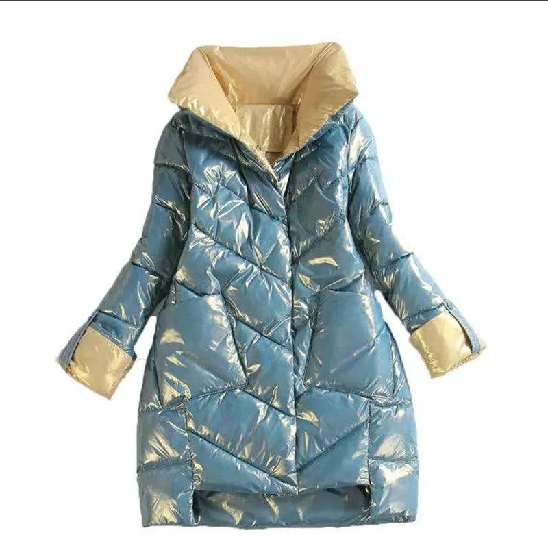High Quality Stand-Collar Warm Winter Coat - Divawearfashion