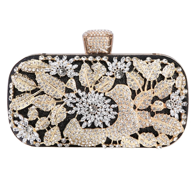 Diamond Formal Evening Clutch - Divawearfashion