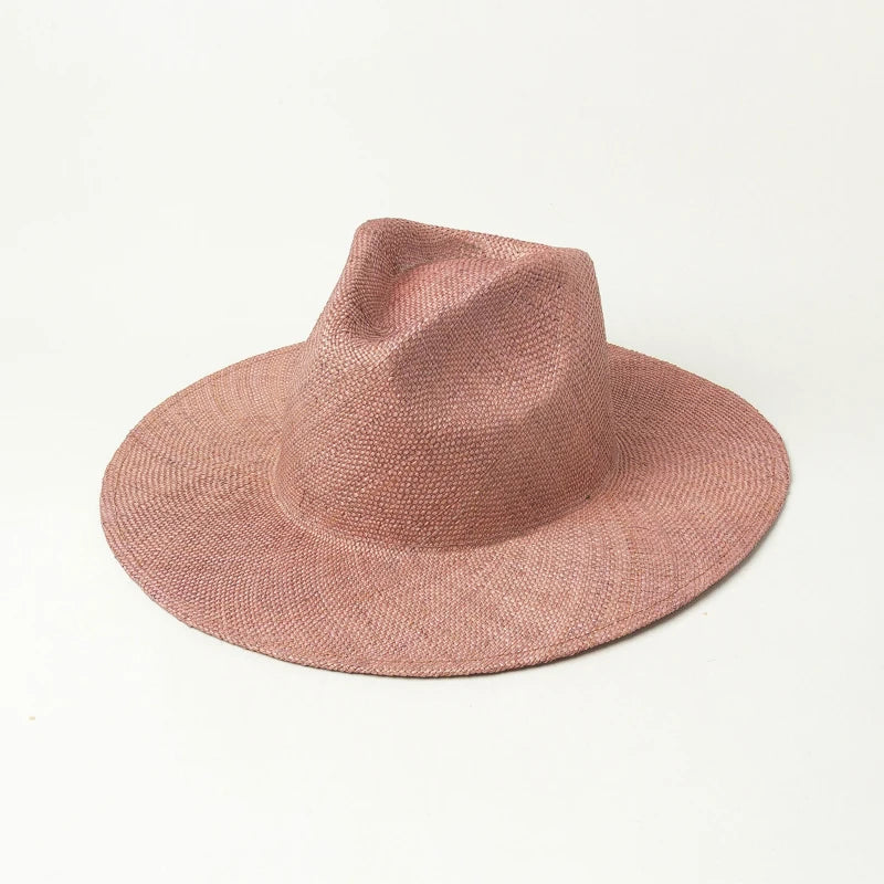 Wide Brim Fedora Hat - Divawearfashion