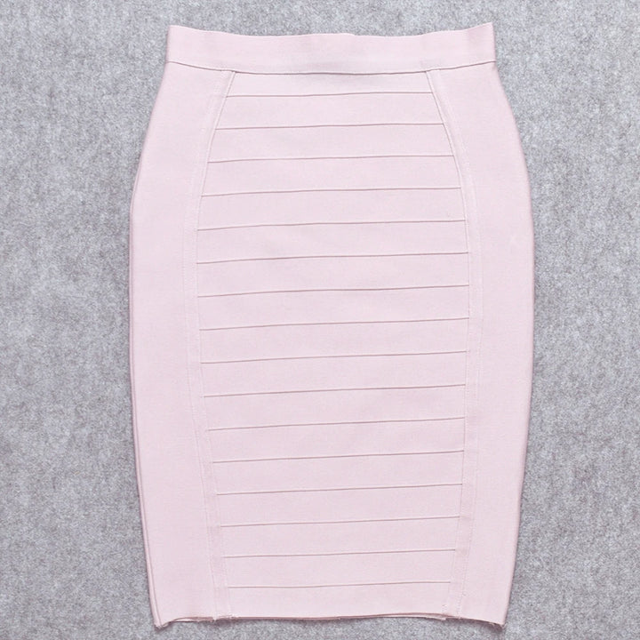 High Waist Tight Bandage Pencil Skirt - Divawearfashion