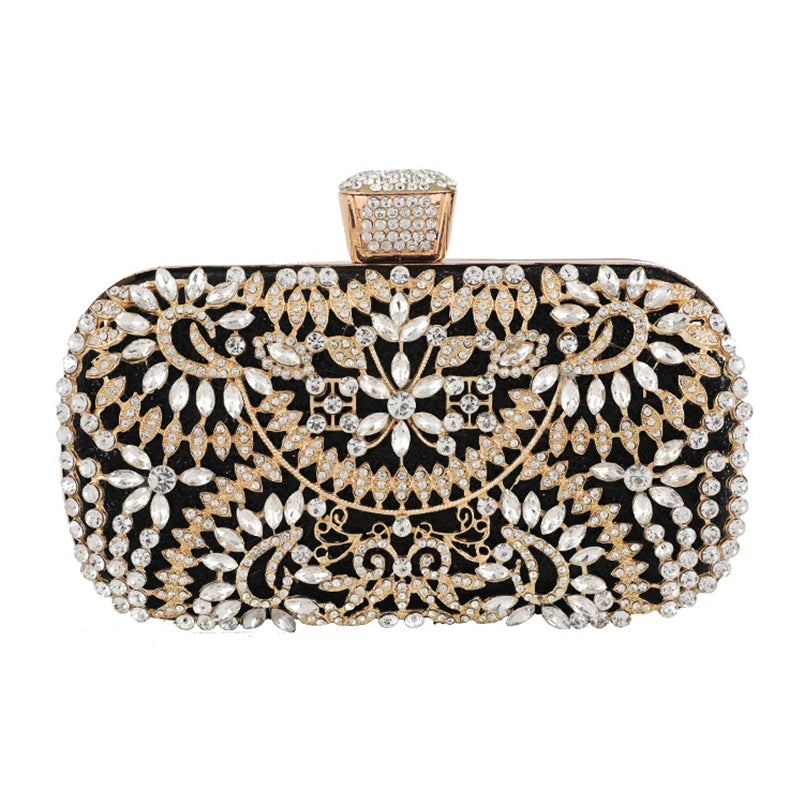 Diamond Formal Evening Clutch - Divawearfashion