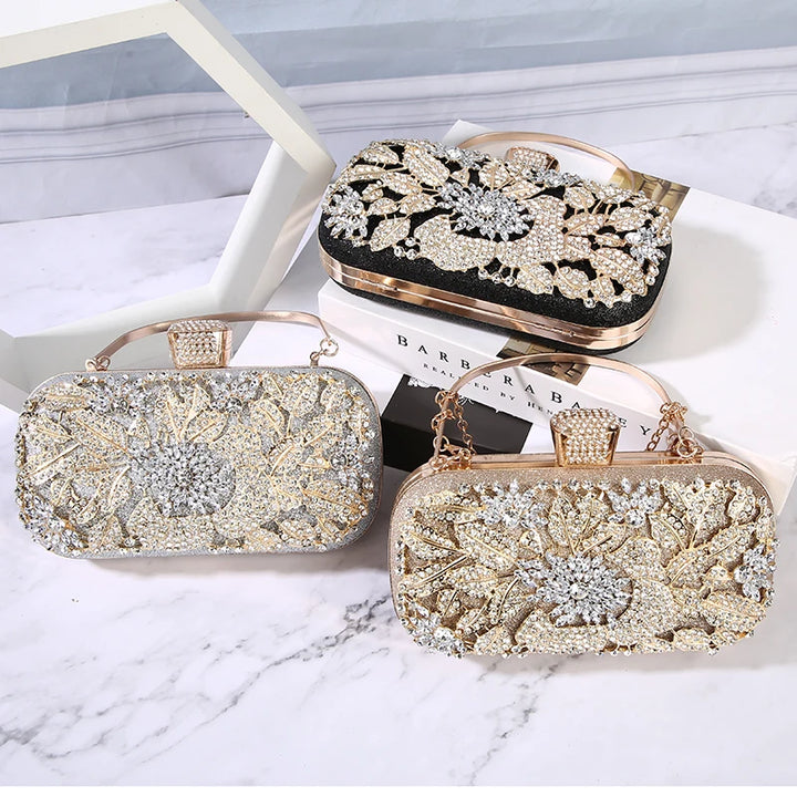 Diamond Formal Evening Clutch - Divawearfashion