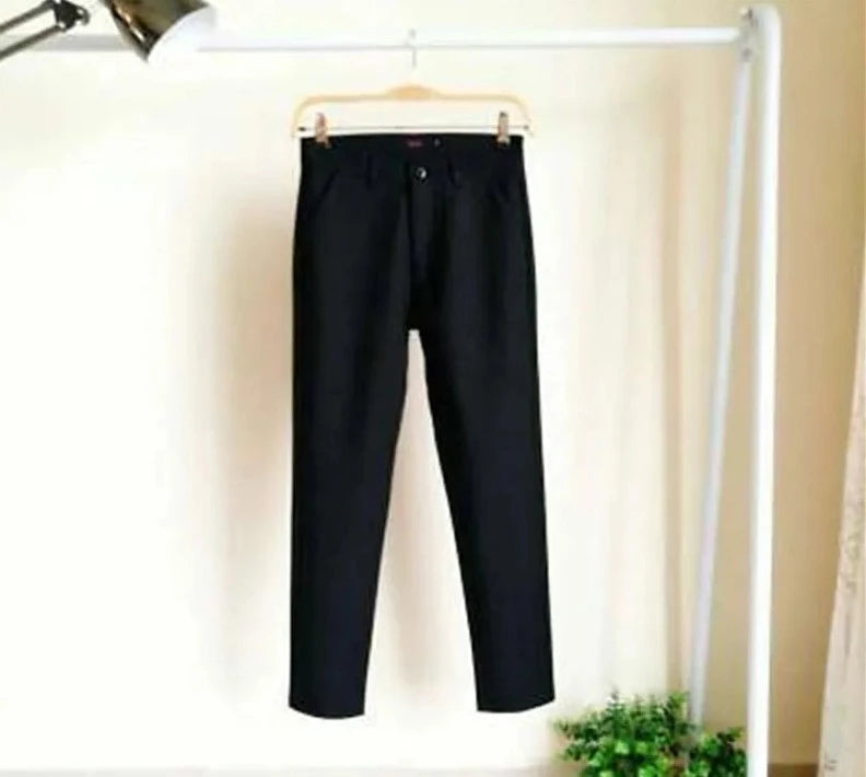 Candy Color Cotton Waist Straight Pencil Pants - Divawearfashion