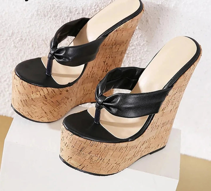 Super Sexy Platform Sandal Wedges - Divawearfashion