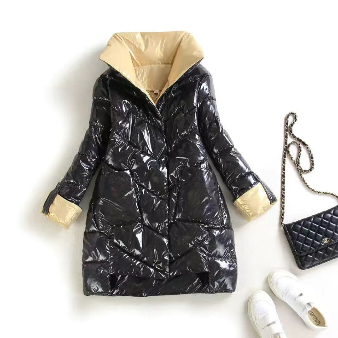 High Quality Stand-Collar Warm Winter Coat - Divawearfashion