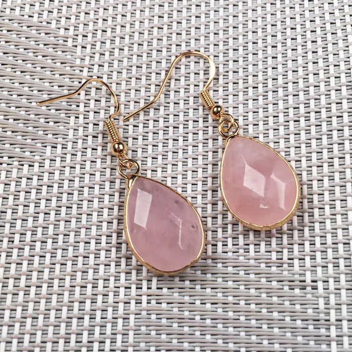 Trendy Natural Stone Earrings - Divawearfashion