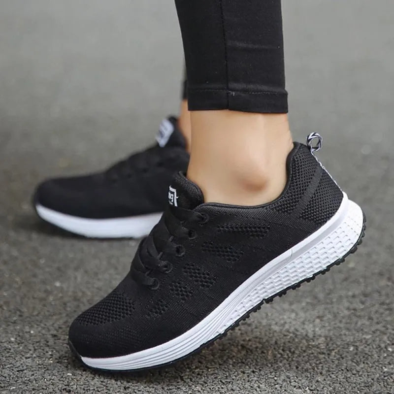 Vulcanized Breathable Sneakers - Divawearfashion