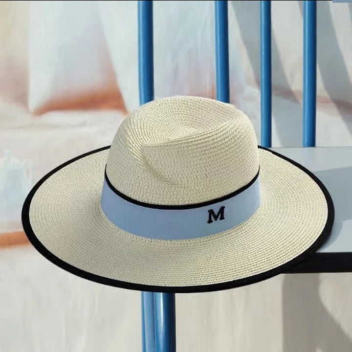 Summer Sun Hats for Women Man Beach Straw Hat For Men UV Protection Cap Panama Hat Chapeau Femme 2020 New - Divawearfashion