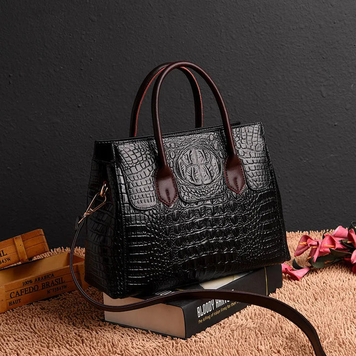 Crocodile Genuine Leather Handbags - Divawearfashion
