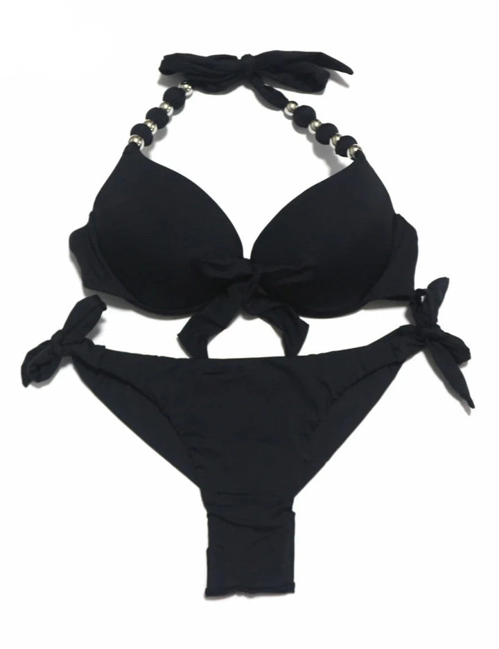 Push Up Brazilian Cut Bikini Set - Divawearfashion