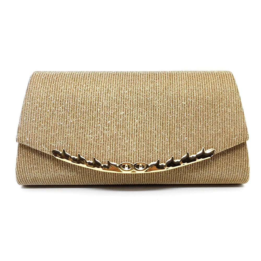 Banquet Glitter Evening Clutch - Divawearfashion