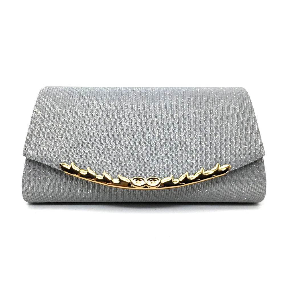 Banquet Glitter Evening Clutch - Divawearfashion