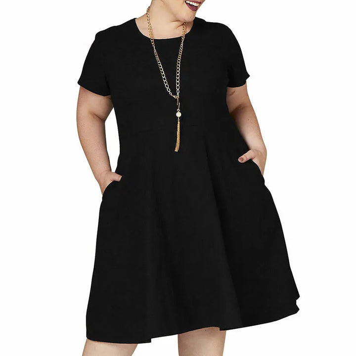 Plus Size Loose Casual & Comfortable Dress - Divawearfashion