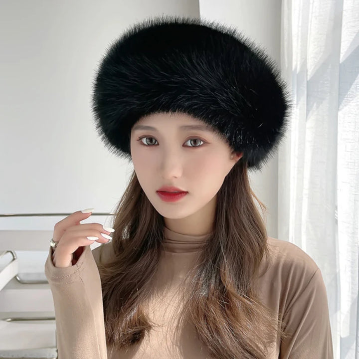 Faux Fox Fur Bomber Hat - Divawearfashion