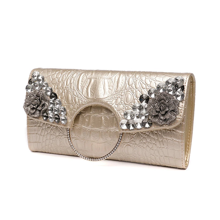 Genuine Leather Envelope Clutch - Divawearfashion