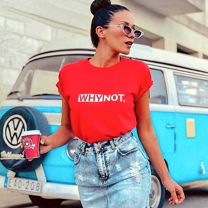 Printed Short Sleeve T-shirts - Divawearfashion