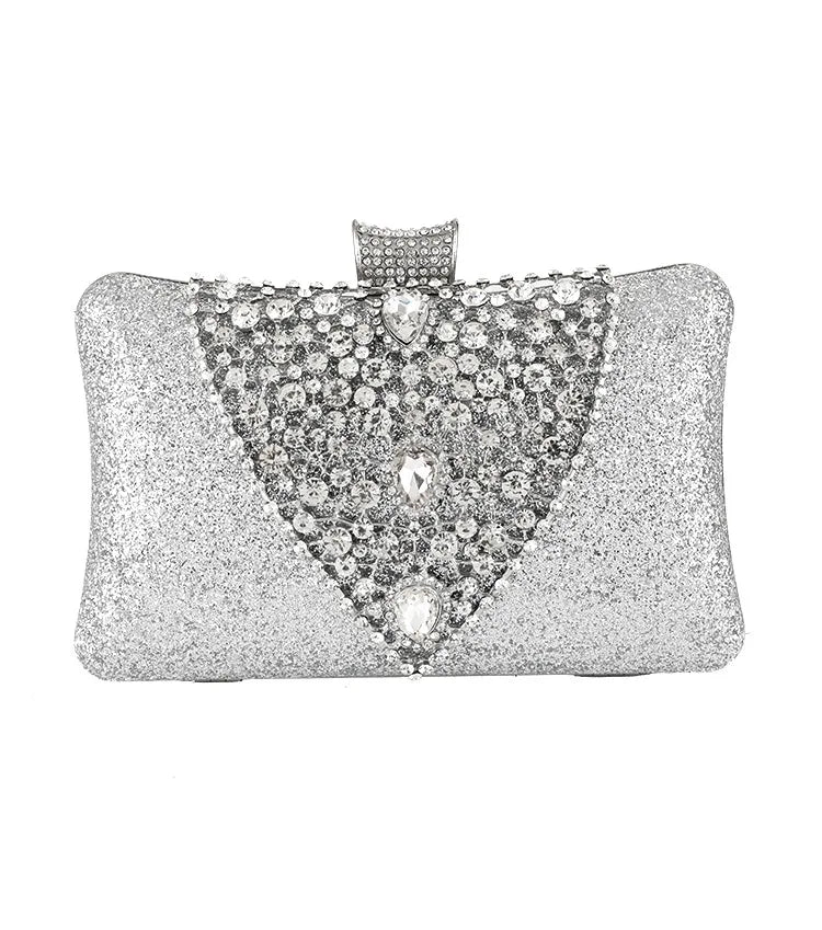 Diamond Formal Evening Clutch - Divawearfashion