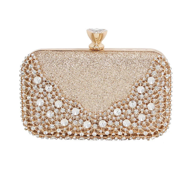 Diamond Formal Evening Clutch - Divawearfashion