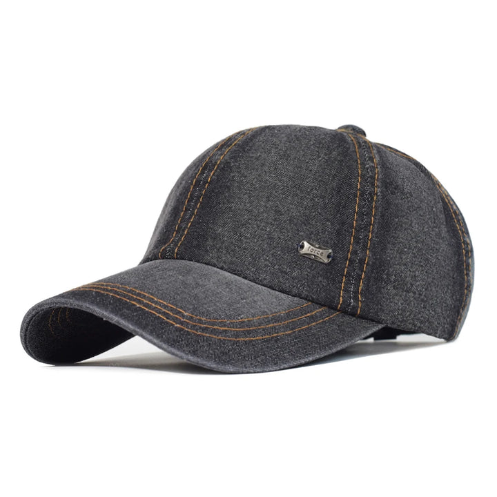 Washed Adjustable Cotton Baseball Cap - Divawearfashion
