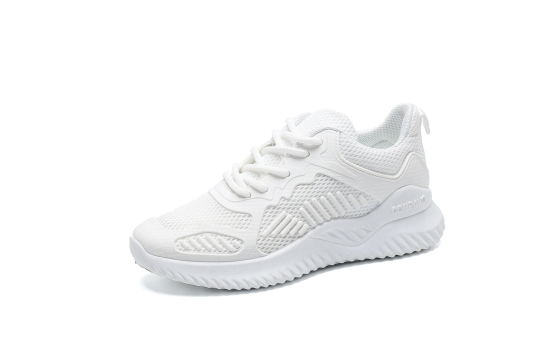 Breathable Casual White Sneakers - Divawearfashion