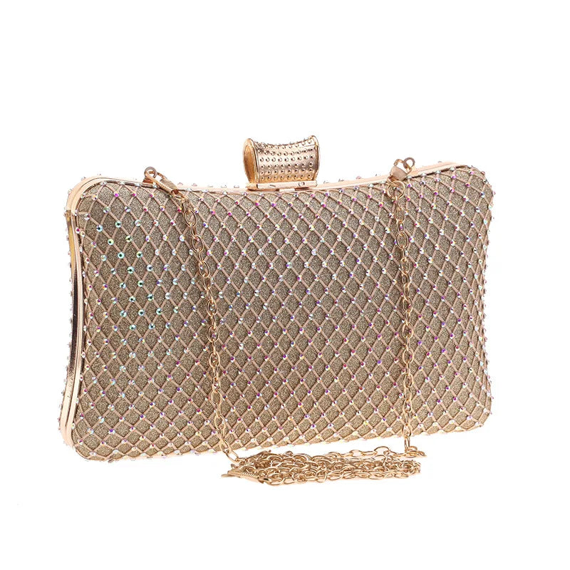 Diamond Formal Evening Clutch - Divawearfashion