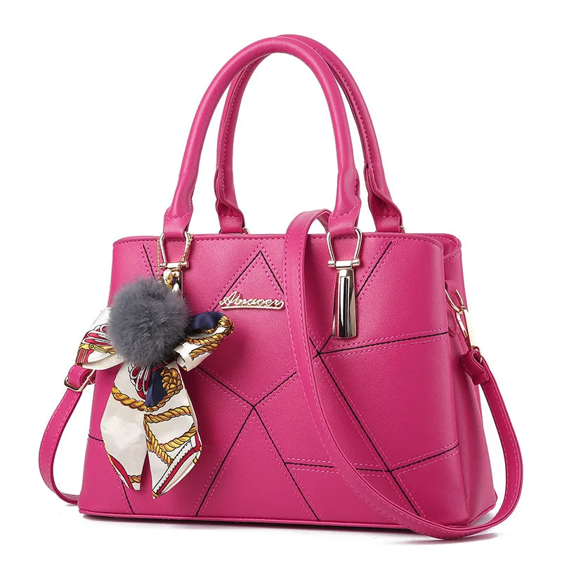 Square Bag Fashion Vintage PU Leather Totes