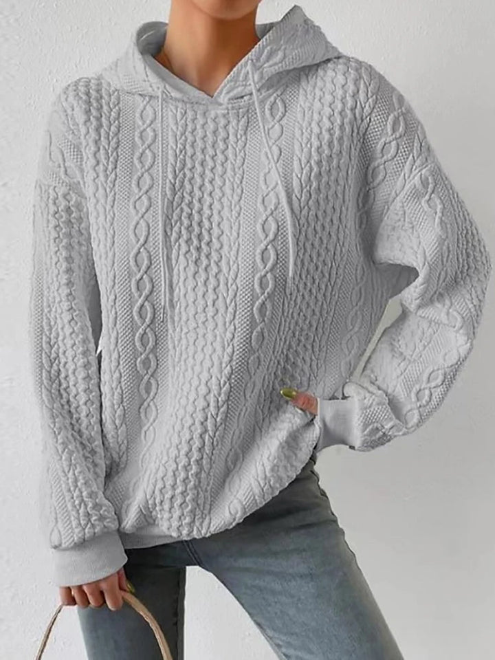 Casual Long Sleeve Loose Pullover Hoodies & Sweatshirts