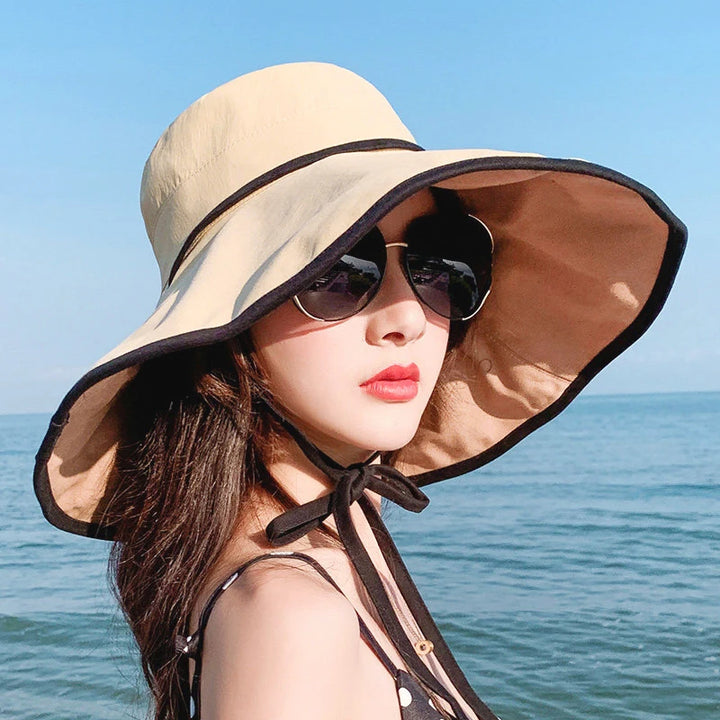 Wide Brim UPF 50+ Sun Hat Anti-UV - Divawearfashion
