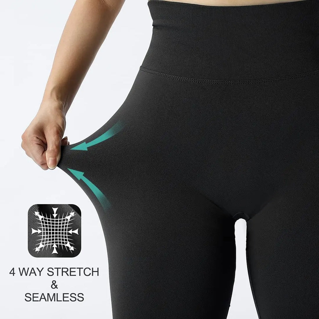 Seamless High Waist and Hips Tight Buttocks Legging - Divawearfashion