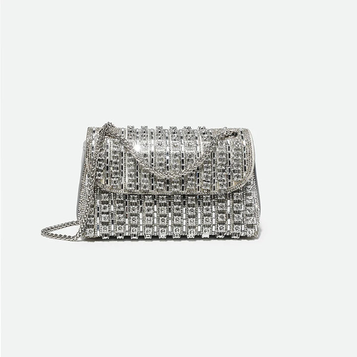 Versatile Rhinestone Evening Clutch - Divawearfashion