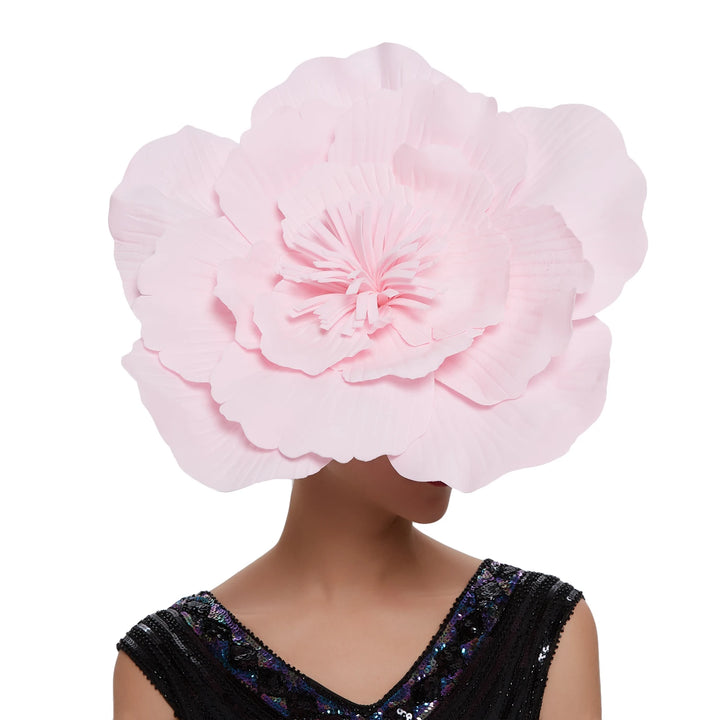 Large Flower Hair Hat Band - Divawearfashion