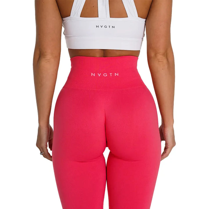 Seamless High Waisted Spandex Leggings - Divawearfashion