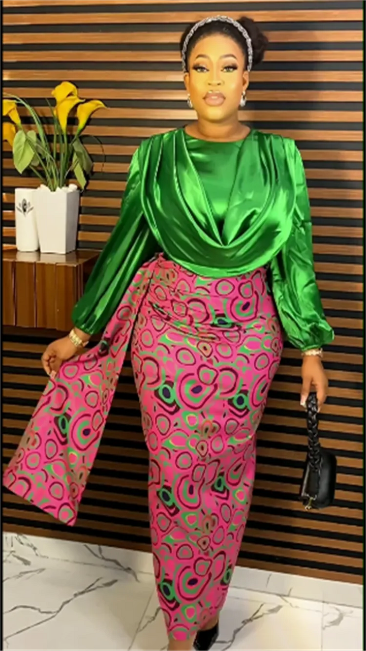 Plus Size Chiffon Maxi Long Muslim Dress - Divawearfashion