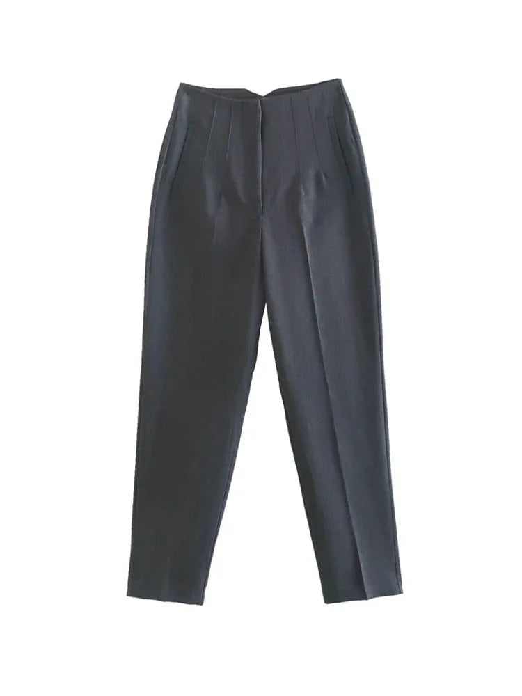 Seamless High Waist Trousers - Divawearfashion