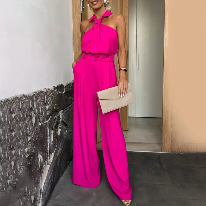 Loose Ruched Wide Leg Jumpsuit 