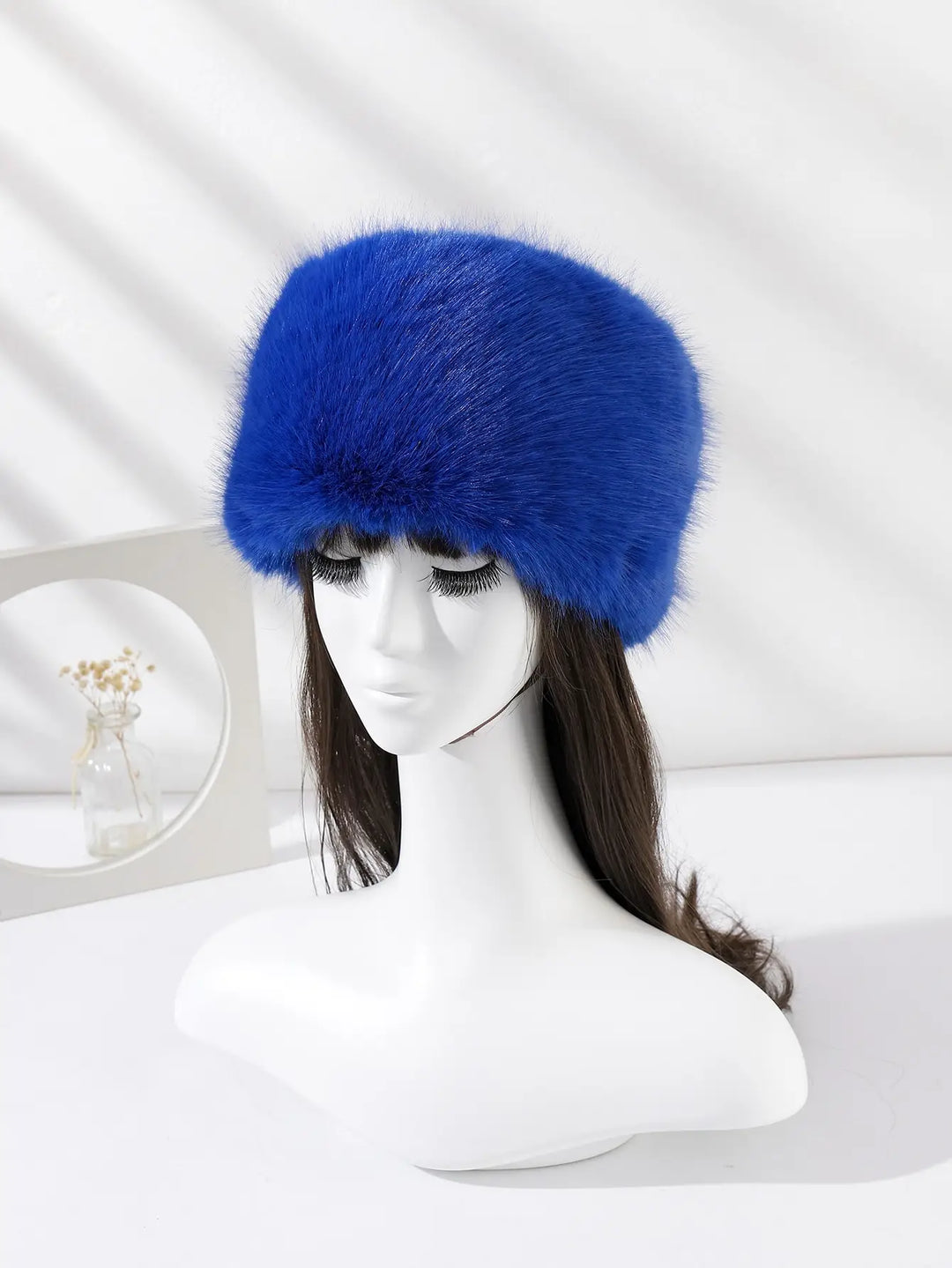 Thick Fluffy Russian Faux Fur Headband Hat - Divawearfashion