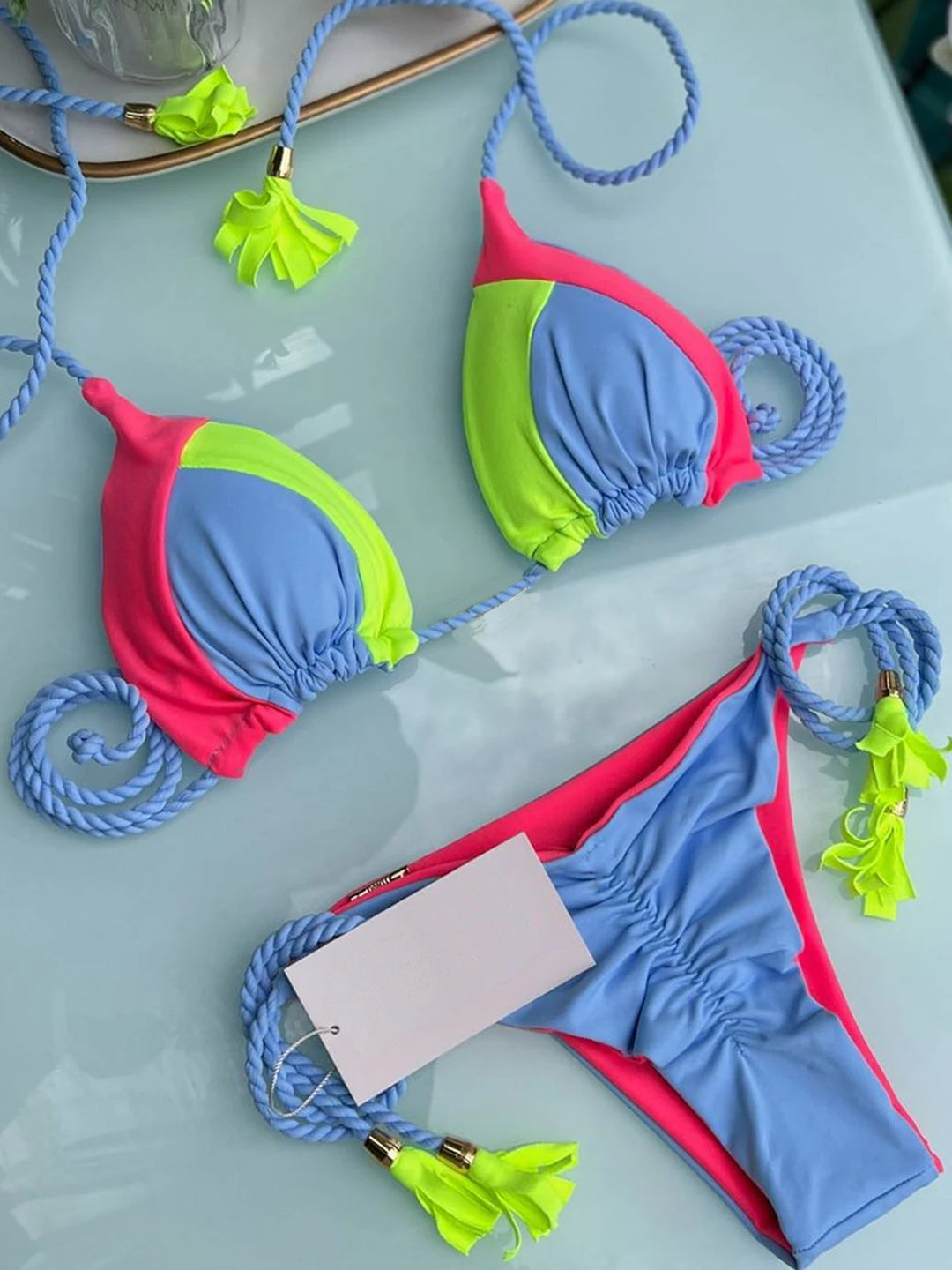 Thong Micro Push up Brazilian Bathing Suit - Divawearfashion