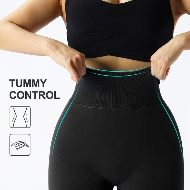 Seamless High Waist and Hips Tight Buttocks Legging - Divawearfashion