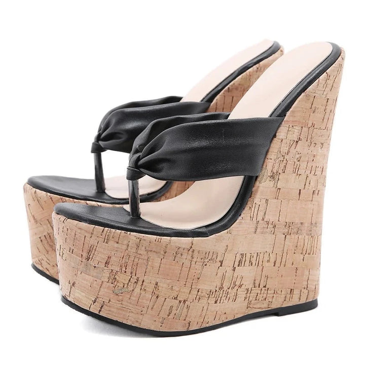 Super Sexy Platform Sandal Wedges - Divawearfashion