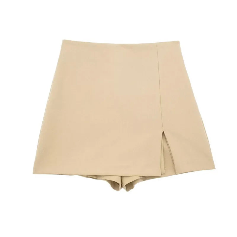 High Waist Streetwear Summer Skorts - Divawearfashion