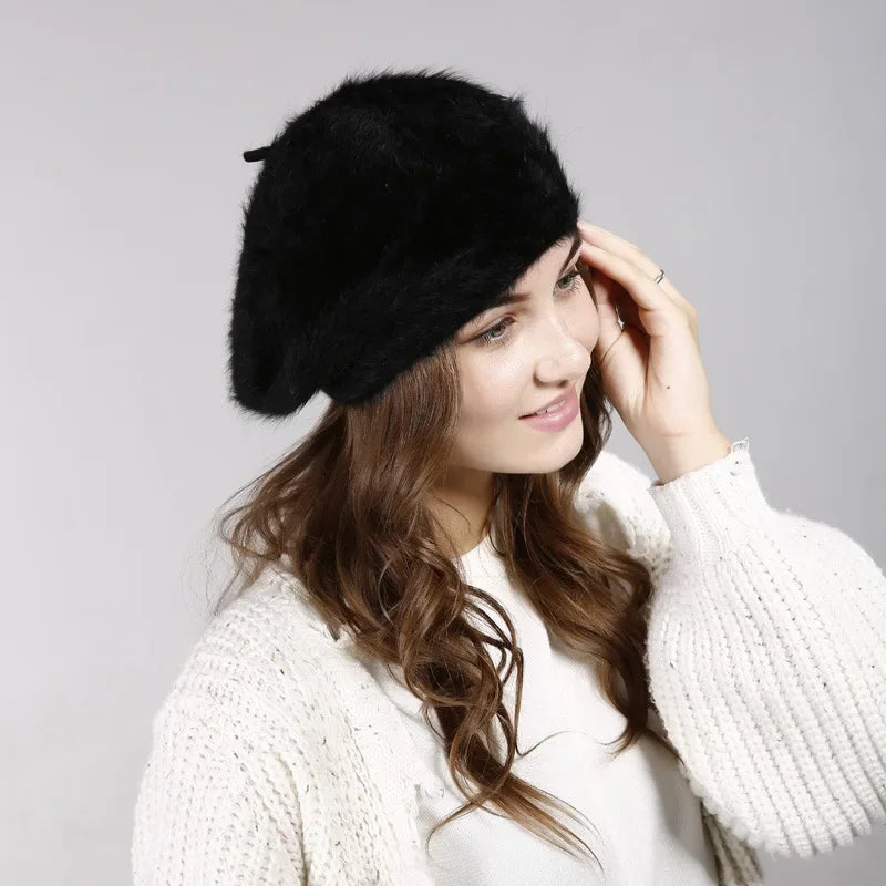 Faux Winter Wool Warm Hat - Divawearfashion