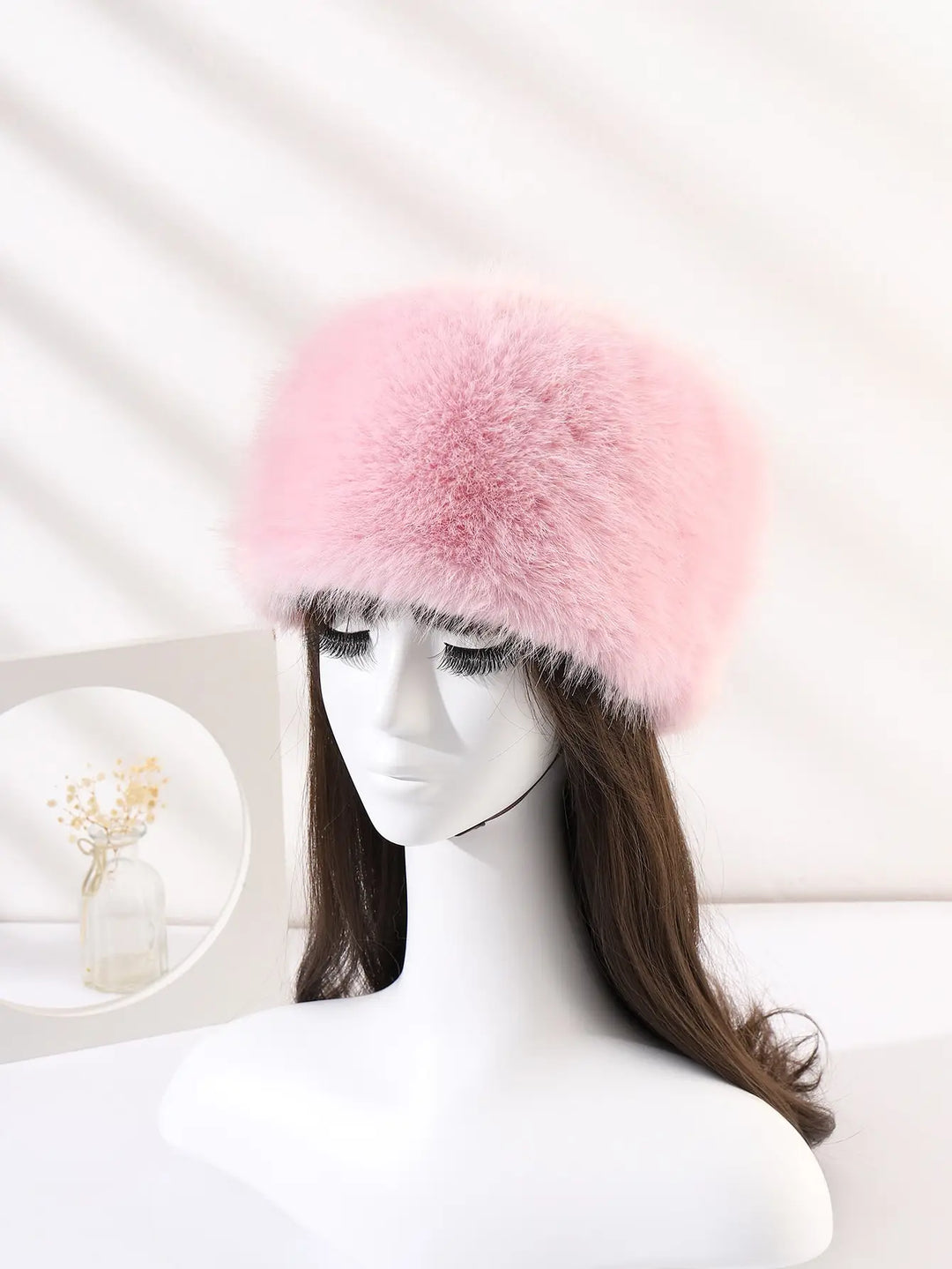 Thick Fluffy Russian Faux Fur Headband Hat - Divawearfashion