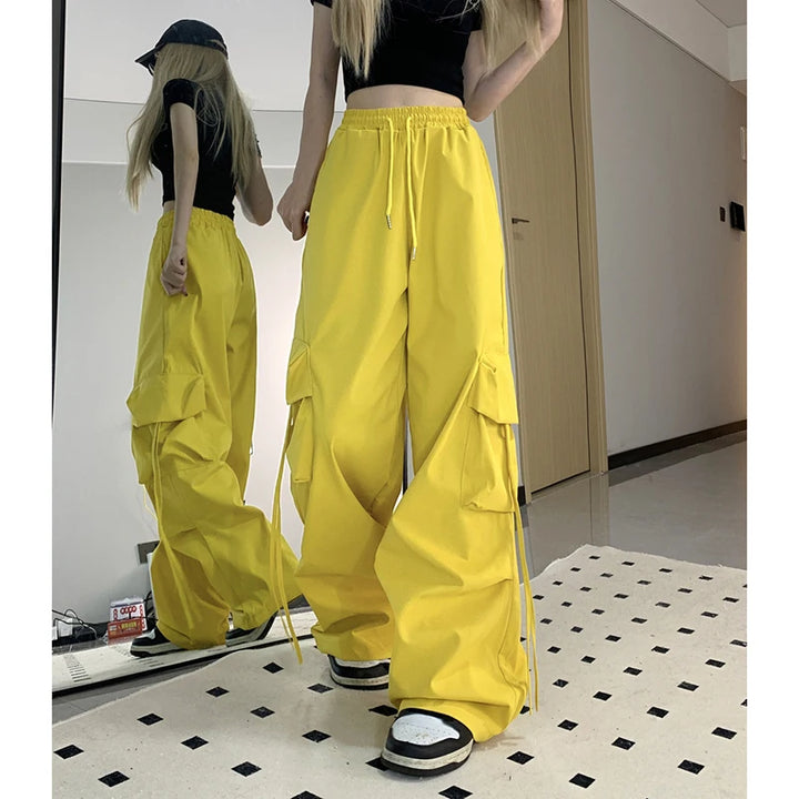 Streetwear Loose Wide Leg Cargo Pants