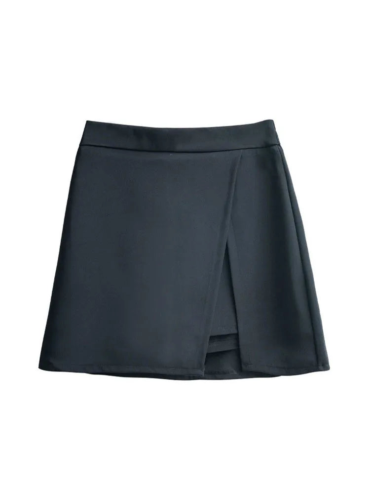 High Waist Shorts-Skirts - Divawearfashion