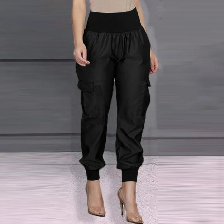 Elastic Waist Pencil Trouser - Divawearfashion