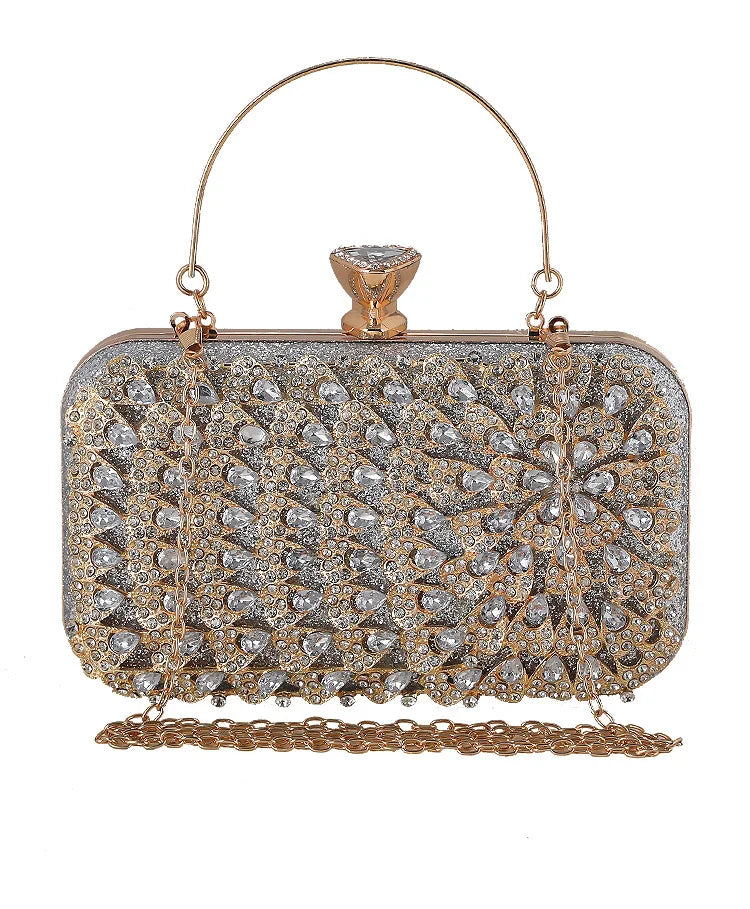 Diamond Formal Evening Clutch - Divawearfashion