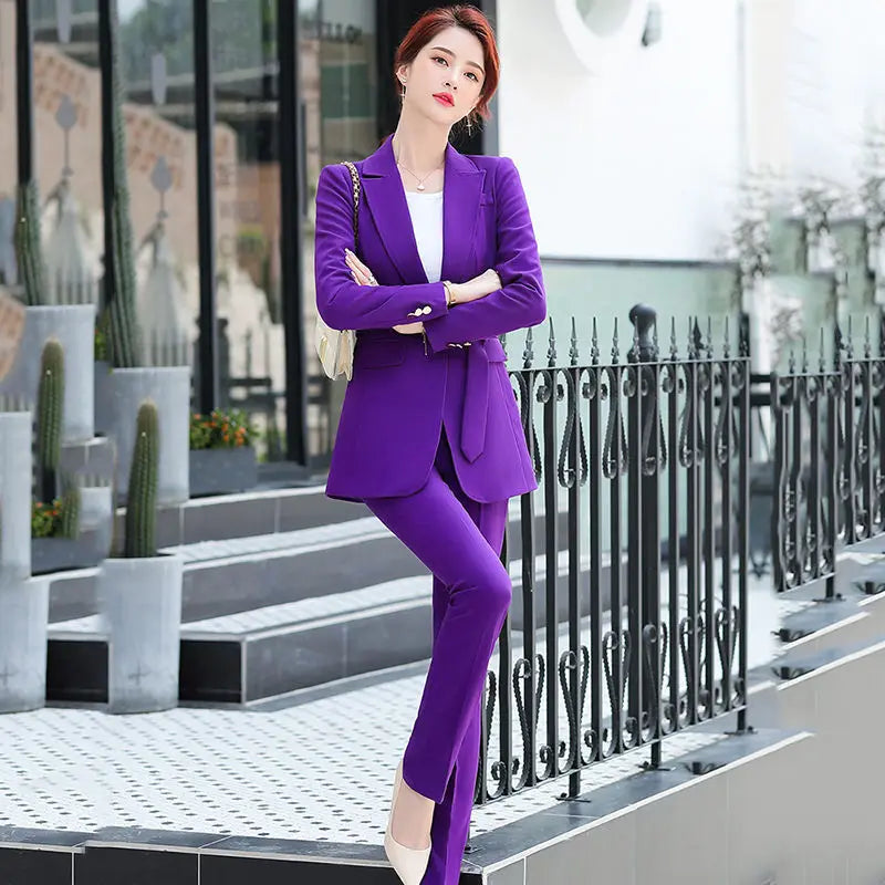 2-piece Suite with Belt Suit | Best Price in 2024 - Divawearfashion