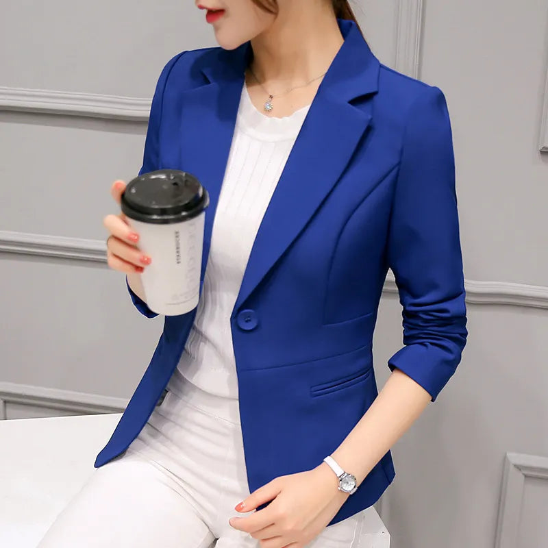 Full Sleeve Work Blazer Available in Six Colors - Divawearfashion