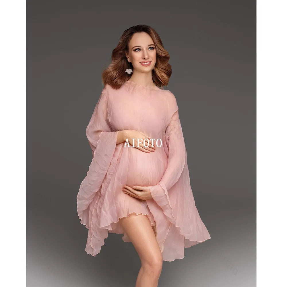 Pink Tulle Maternity Dress - Divawearfashion